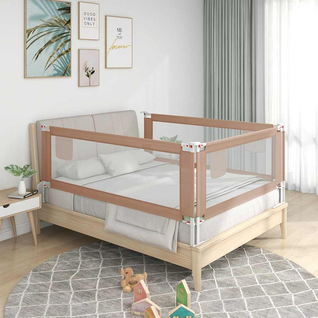 Bedhekje peuter 180x25 cm stof taupe is nu te koop bij PeponiXL, paradijselijk wonen!