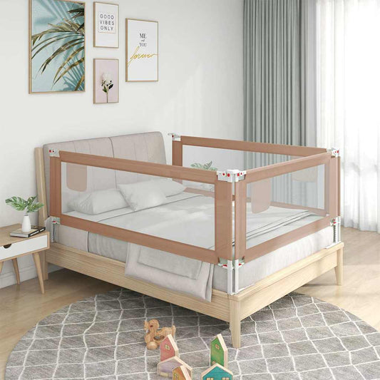 Bedhekje peuter 200x25 cm stof taupe is nu te koop bij PeponiXL, paradijselijk wonen!