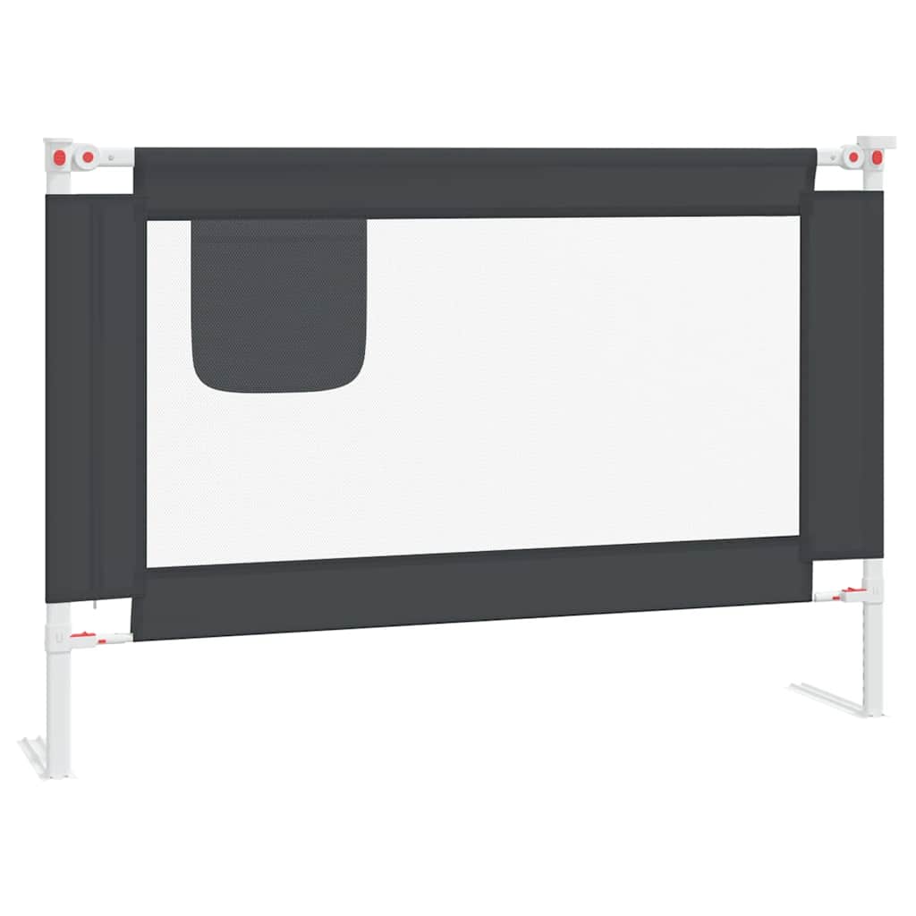 Bedhekje peuter 100x25 cm stof donkergrijs is nu te koop bij PeponiXL, paradijselijk wonen!