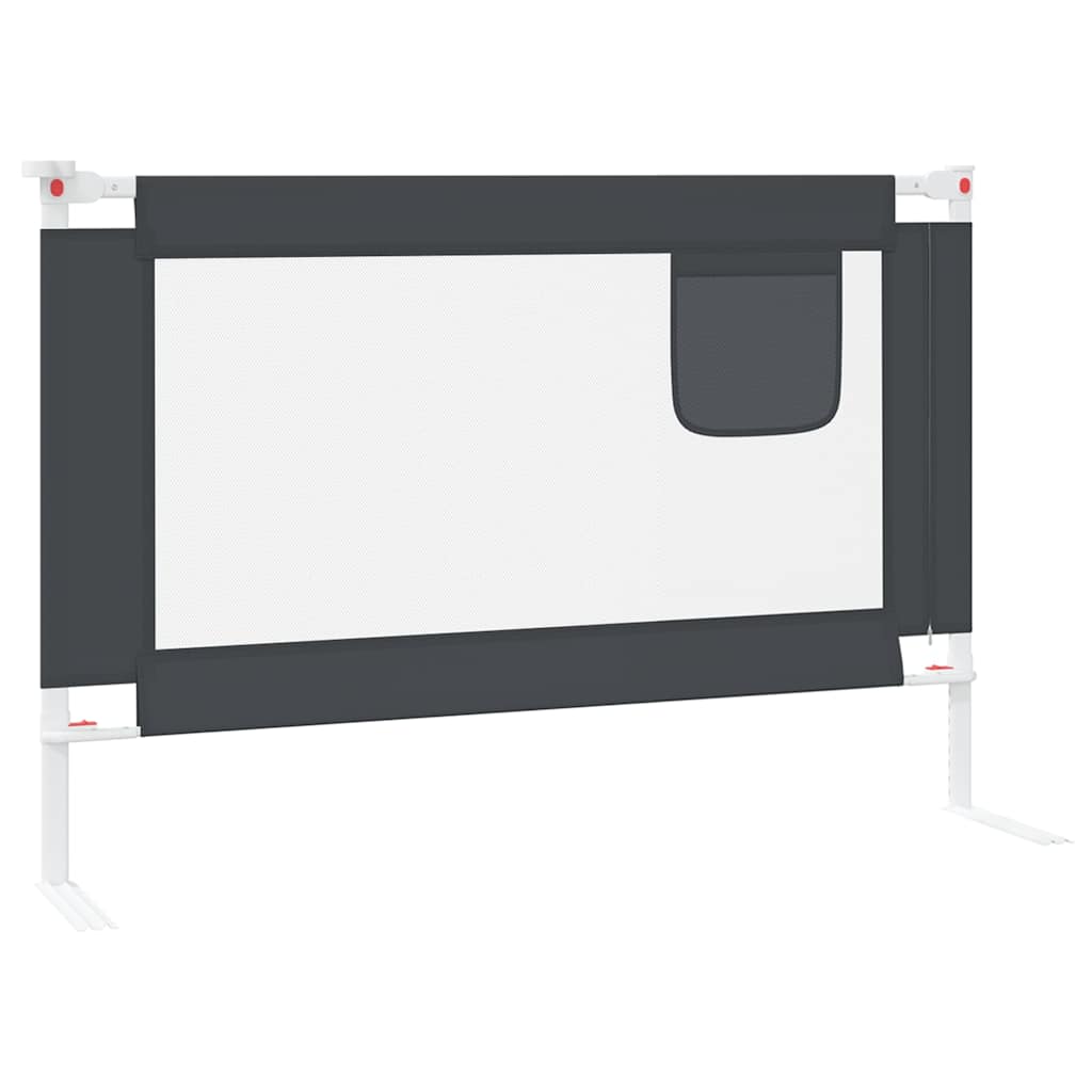 Bedhekje peuter 100x25 cm stof donkergrijs is nu te koop bij PeponiXL, paradijselijk wonen!