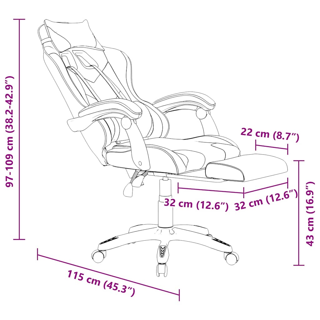 Racestoel kunstleer zwart en camouflage is nu te koop bij PeponiXL, paradijselijk wonen!