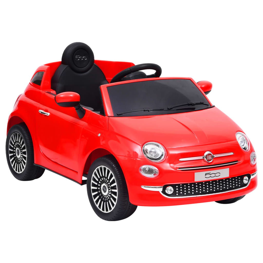 Kinderauto Fiat 500 elektrisch rood is nu te koop bij PeponiXL, paradijselijk wonen!