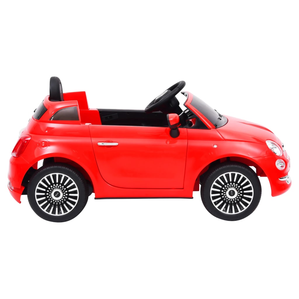 Kinderauto Fiat 500 elektrisch rood is nu te koop bij PeponiXL, paradijselijk wonen!