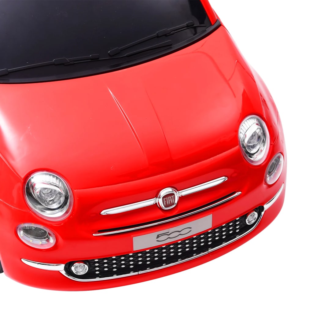 Kinderauto Fiat 500 elektrisch rood is nu te koop bij PeponiXL, paradijselijk wonen!