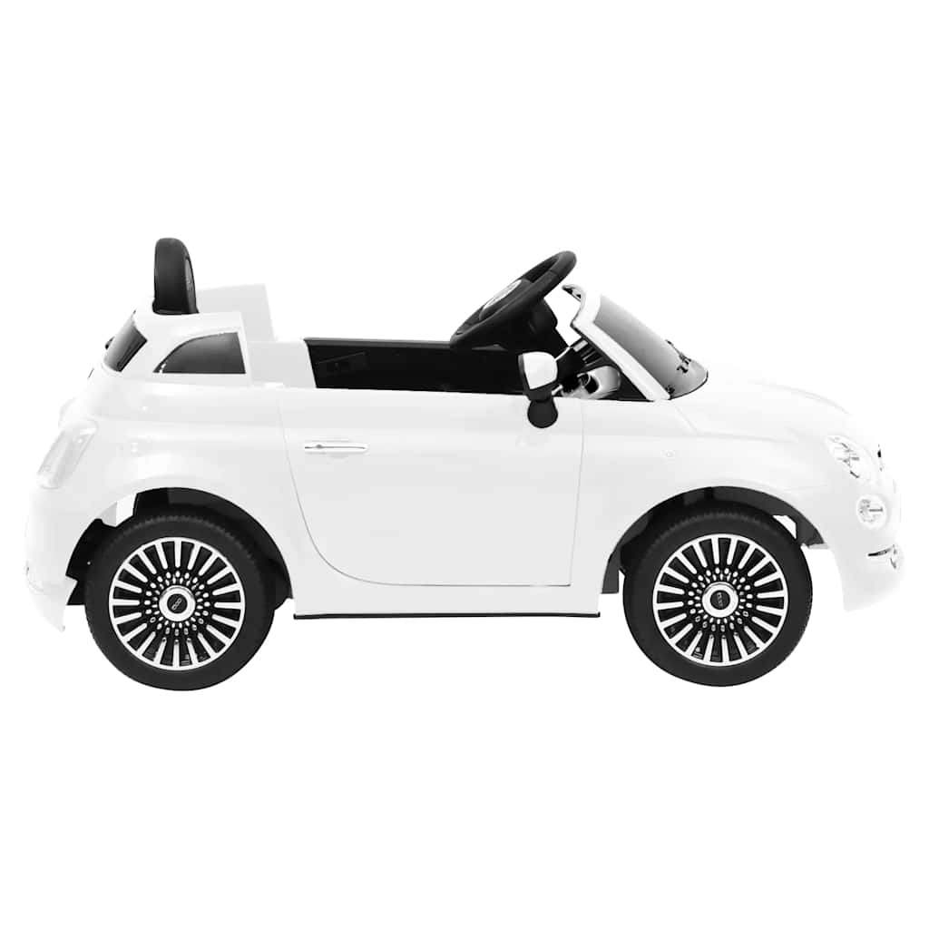 Kinderauto Fiat 500 elektrisch wit is nu te koop bij PeponiXL, paradijselijk wonen!