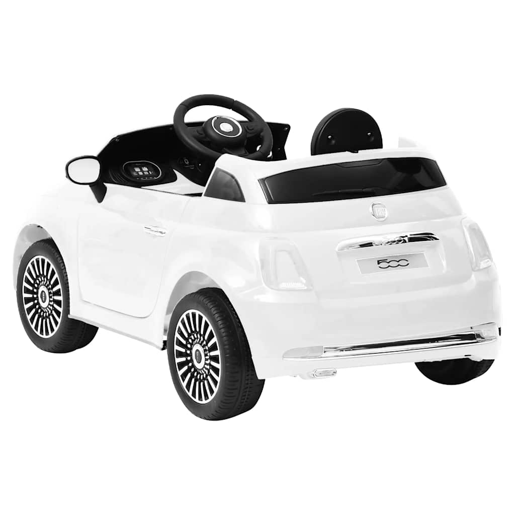 Kinderauto Fiat 500 elektrisch wit is nu te koop bij PeponiXL, paradijselijk wonen!