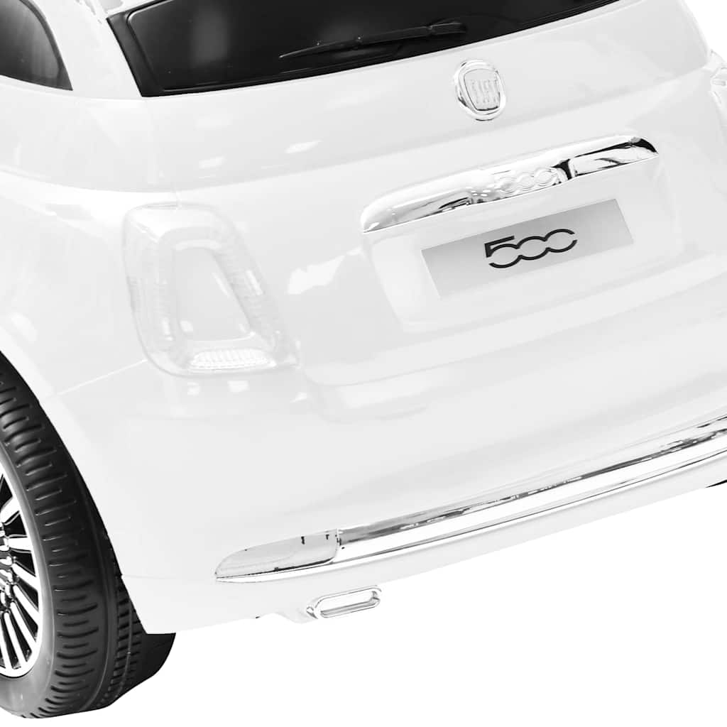 Kinderauto Fiat 500 elektrisch wit is nu te koop bij PeponiXL, paradijselijk wonen!