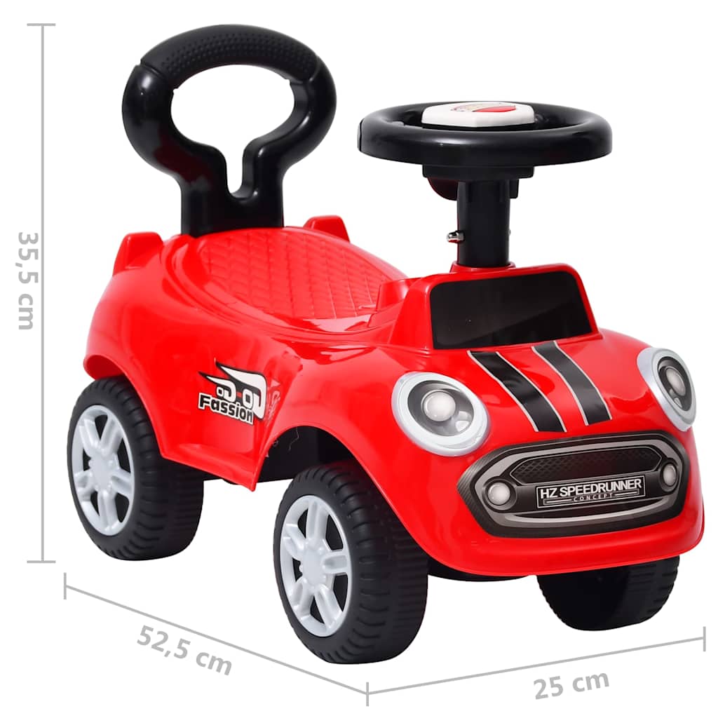 Loopauto rood is nu te koop bij PeponiXL, paradijselijk wonen!