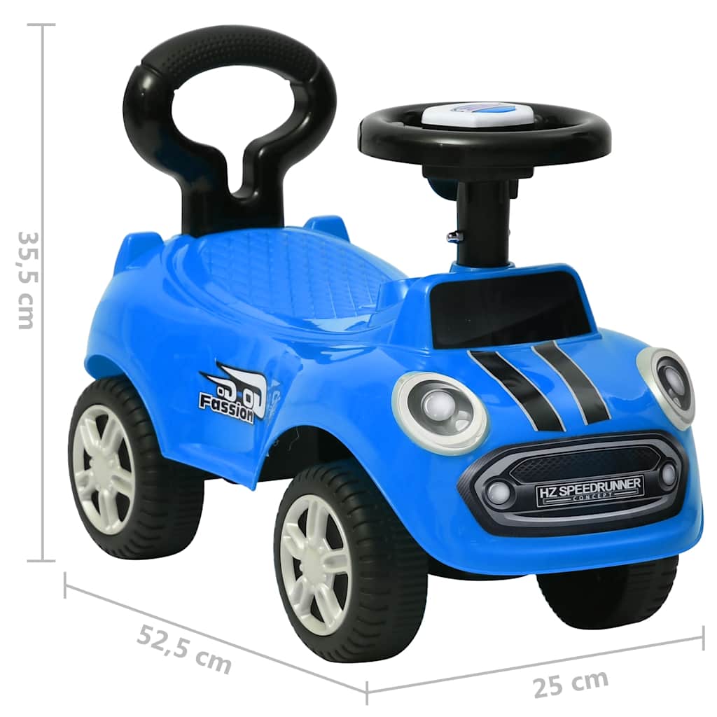 Loopauto blauw is nu te koop bij PeponiXL, paradijselijk wonen!
