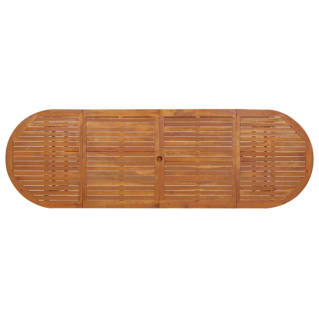 Tuintafel 280x90x75 cm massief acaciahout is nu te koop bij PeponiXL, paradijselijk wonen!