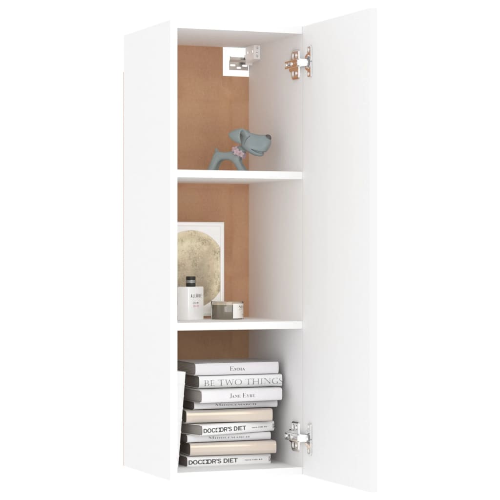 Tv-meubel 30,5x30x90 cm bewerkt hout wit is nu te koop bij PeponiXL, paradijselijk wonen!