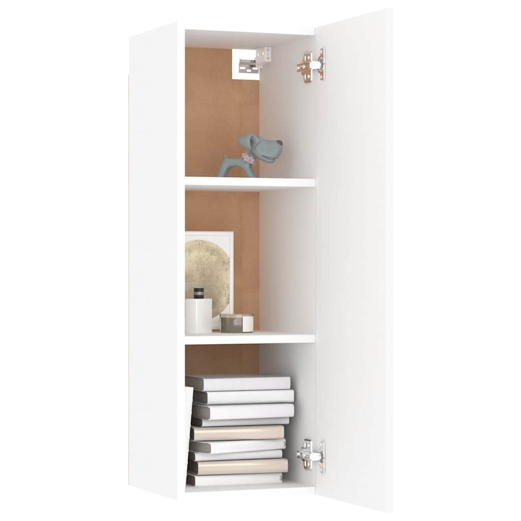 Tv-meubels 2 st 30,5x30x90 cm bewerkt hout wit is nu te koop bij PeponiXL, paradijselijk wonen!