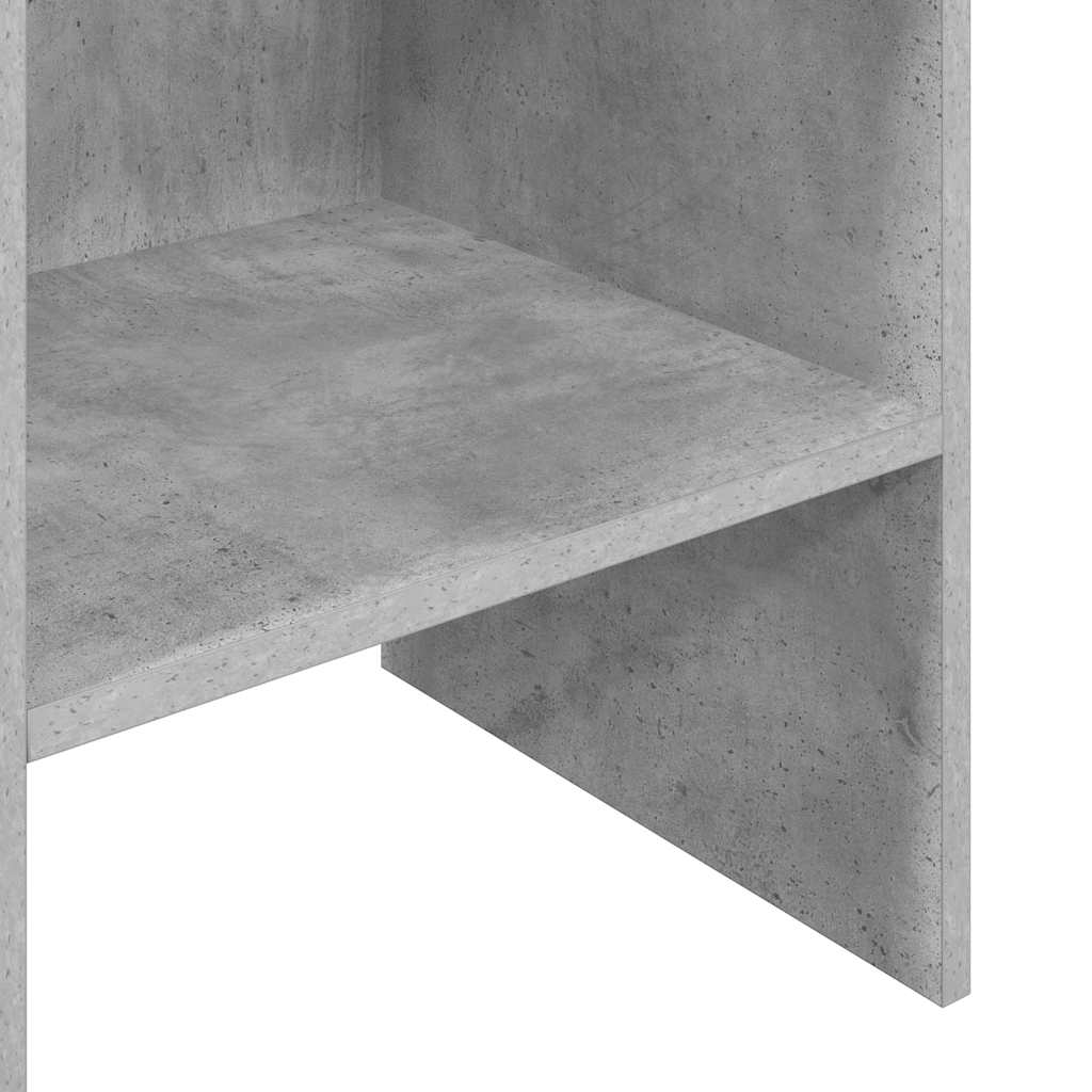 Boekenkast 40x35x180 cm bewerkt hout betongrijs is nu te koop bij PeponiXL, paradijselijk wonen!