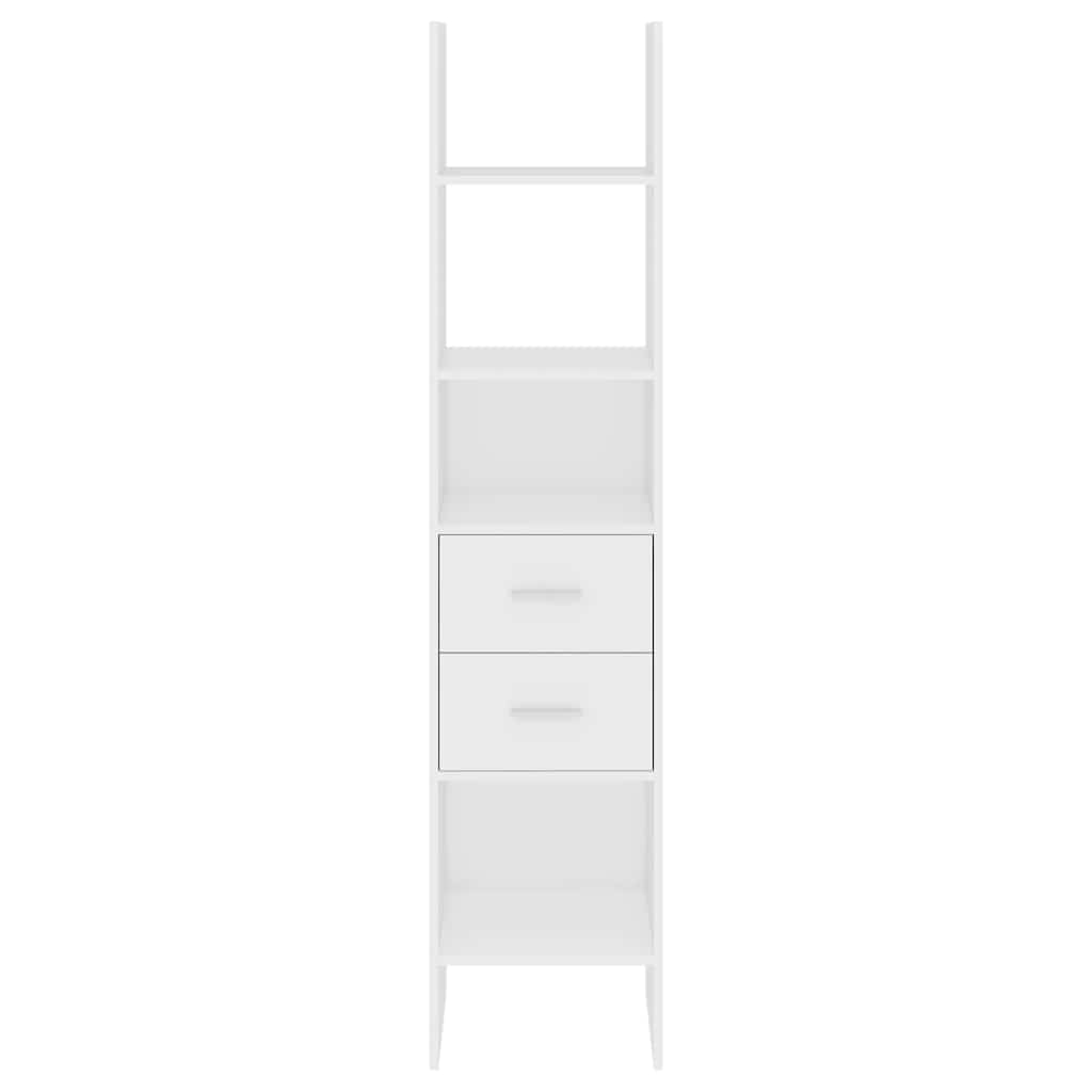 Boekenkast 40x35x180 cm bewerkt hout wit is nu te koop bij PeponiXL, paradijselijk wonen!