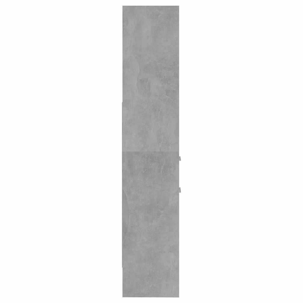 Boekenkast 40x35x180 cm bewerkt hout betongrijs is nu te koop bij PeponiXL, paradijselijk wonen!