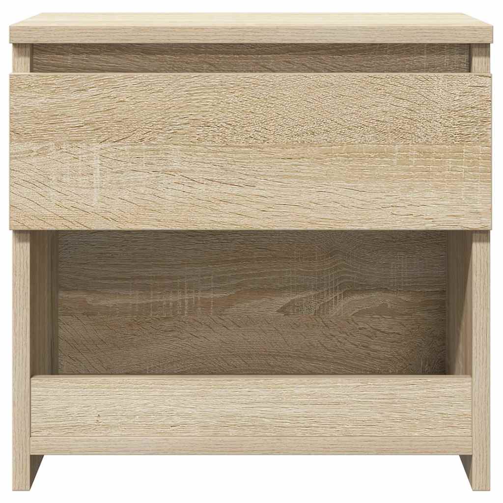 Nachtkastjes 2 st 40x30x39 cm bewerkt hout sonoma eikenkleurig is nu te koop bij PeponiXL, paradijselijk wonen!