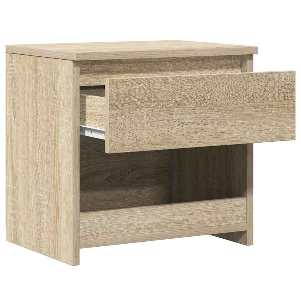 Nachtkastjes 2 st 40x30x39 cm bewerkt hout sonoma eikenkleurig is nu te koop bij PeponiXL, paradijselijk wonen!