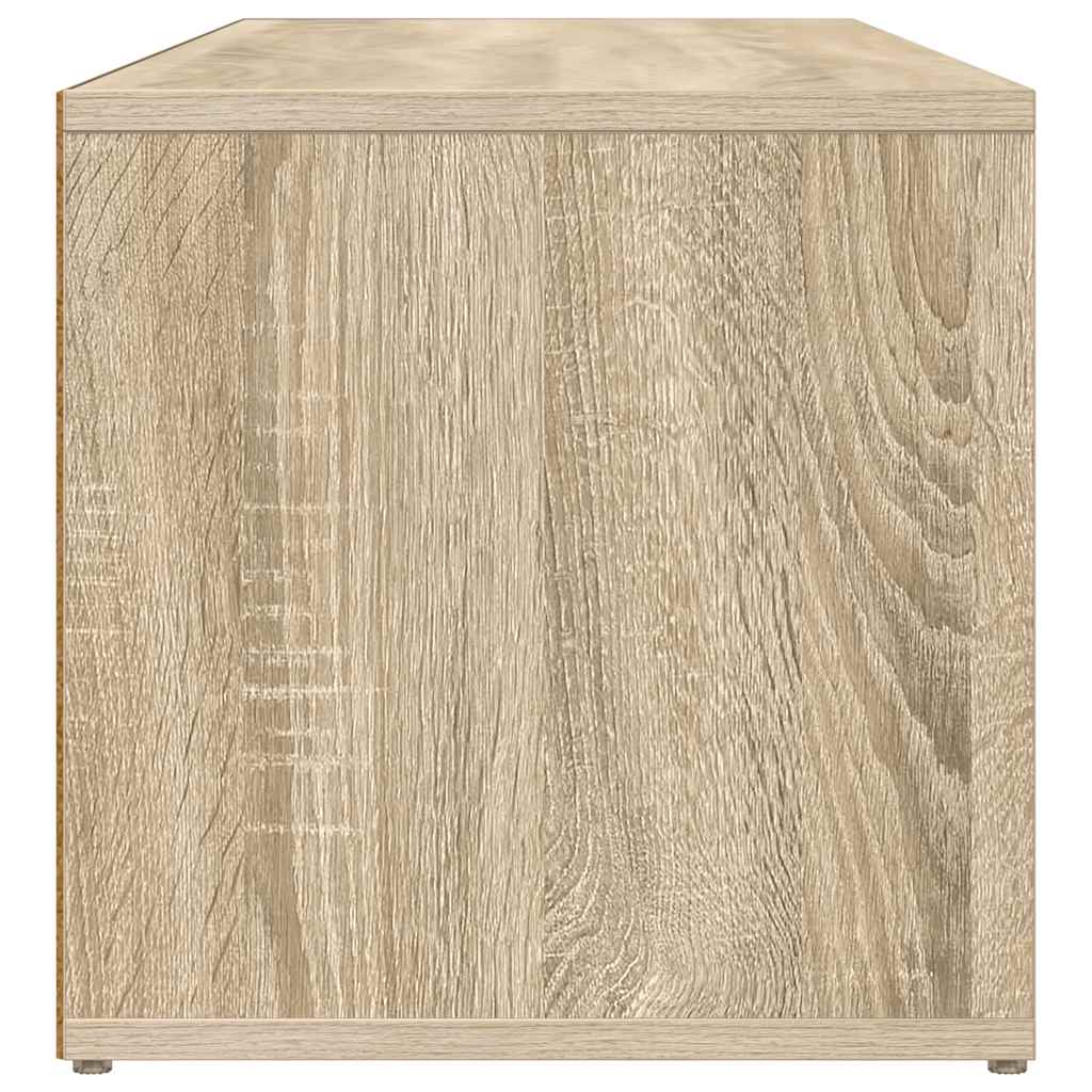 Schoenenopbergbank 105x35x35 cm bewerkt hout sonoma eikenkleur is nu te koop bij PeponiXL, paradijselijk wonen!