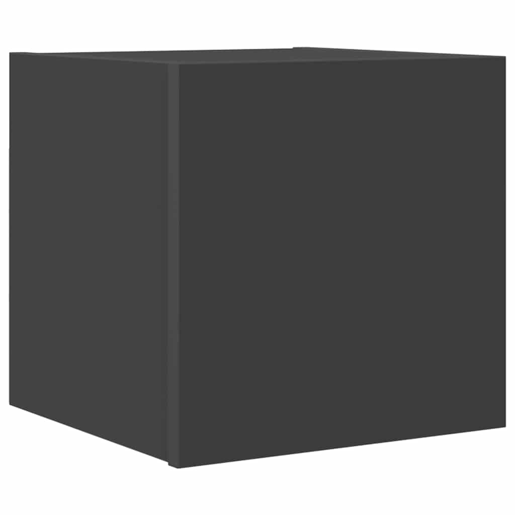 Tv-wandmeubel 30,5x30x30 cm grijs