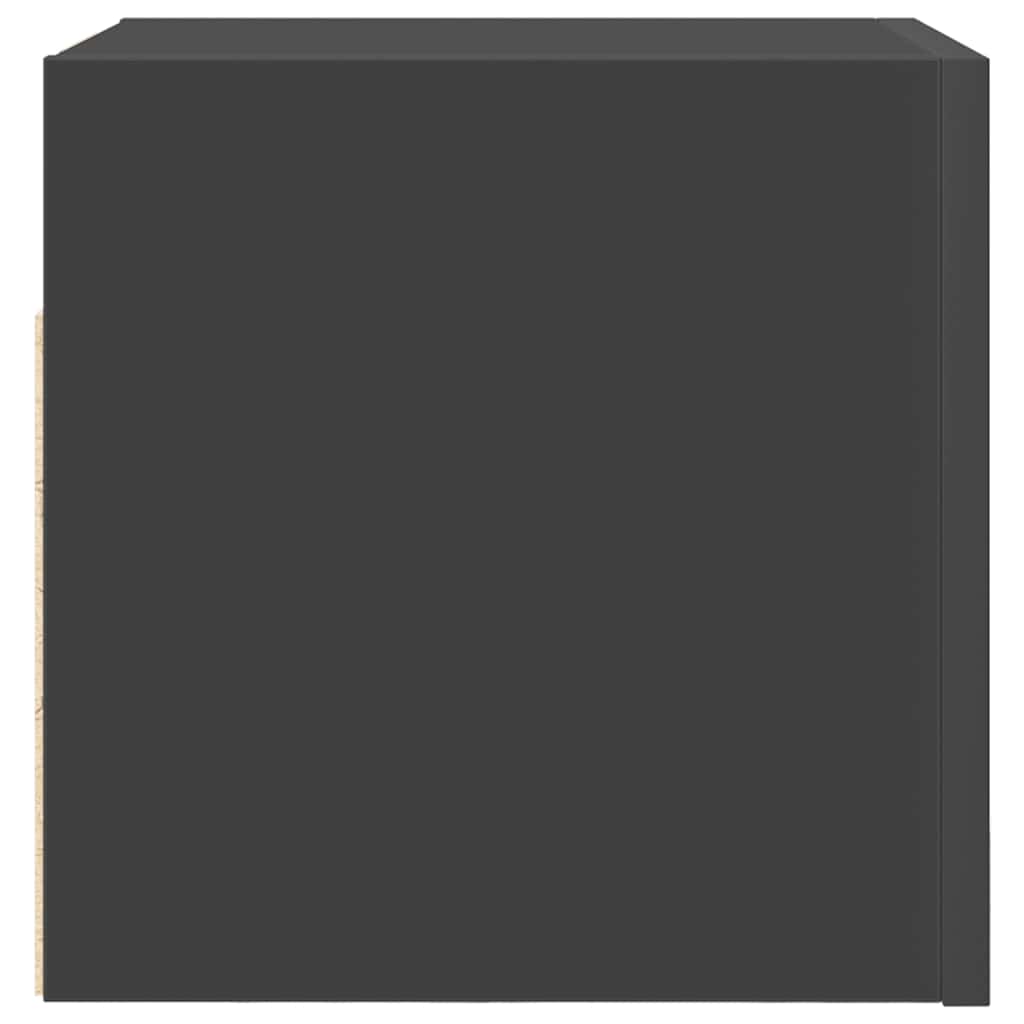 Tv-wandmeubel 30,5x30x30 cm grijs