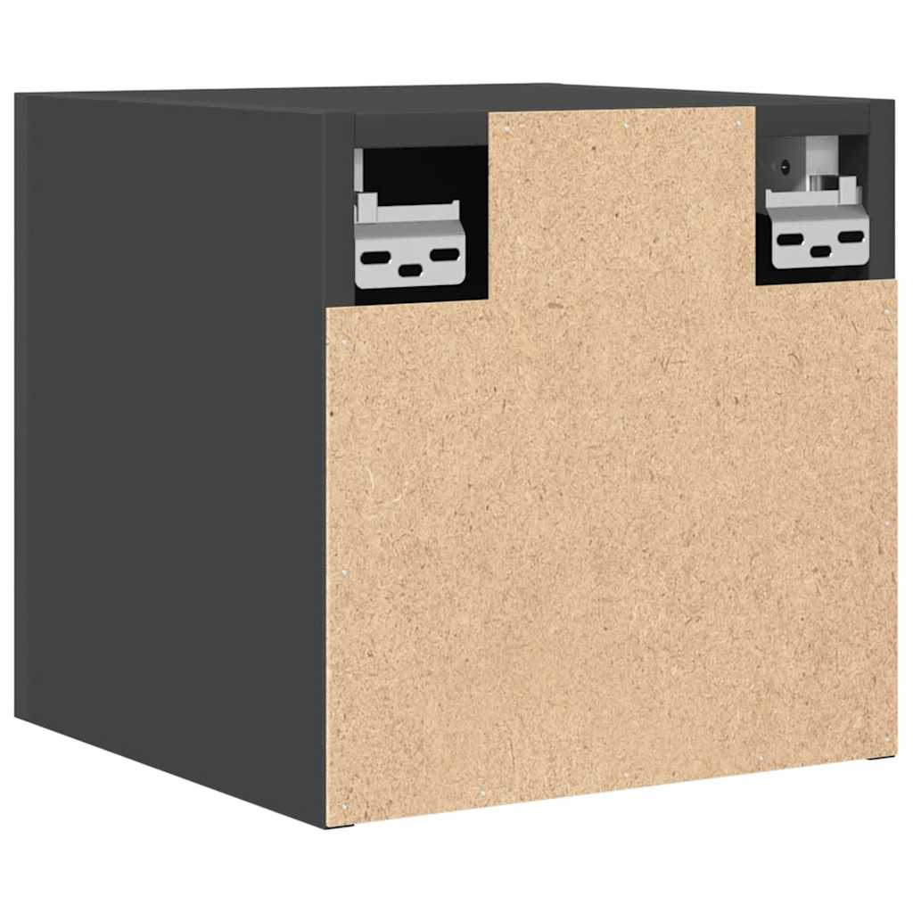 Tv-wandmeubel 30,5x30x30 cm grijs