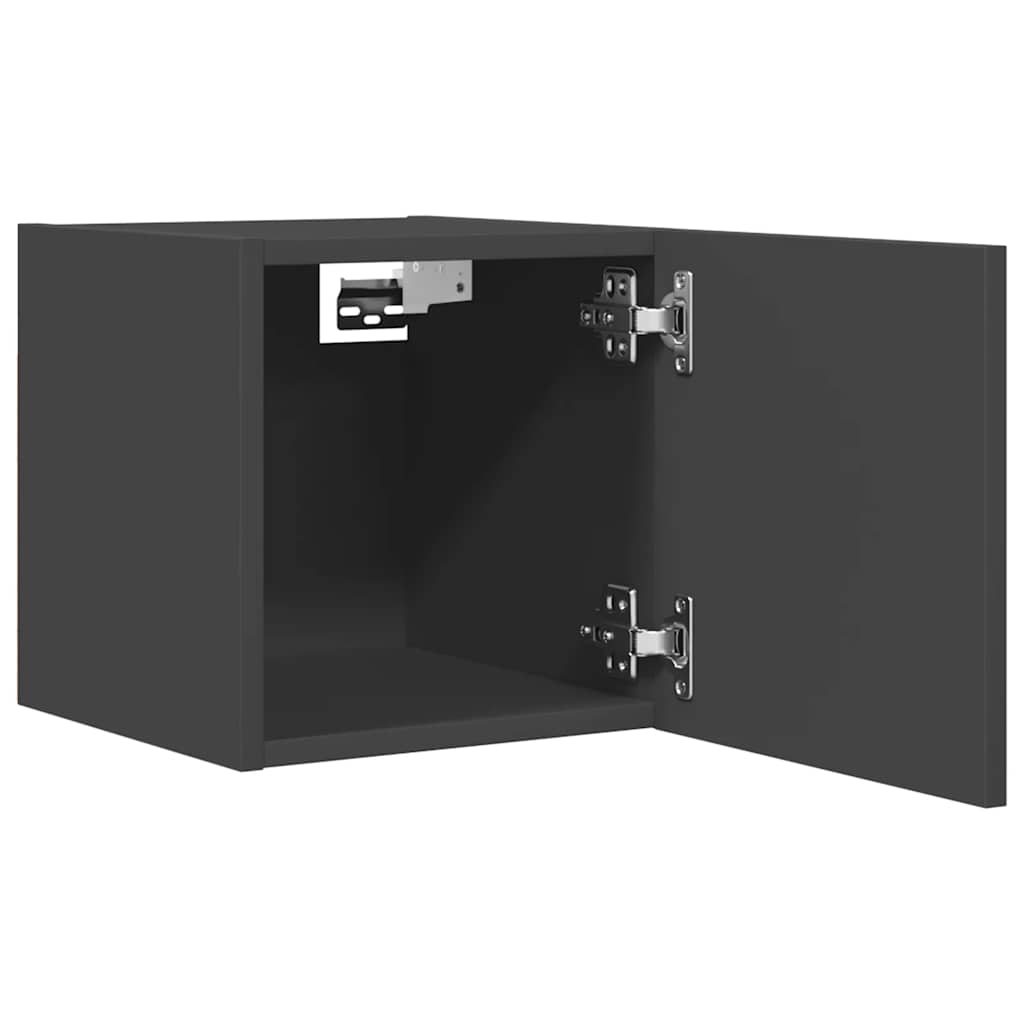 Tv-wandmeubel 30,5x30x30 cm grijs