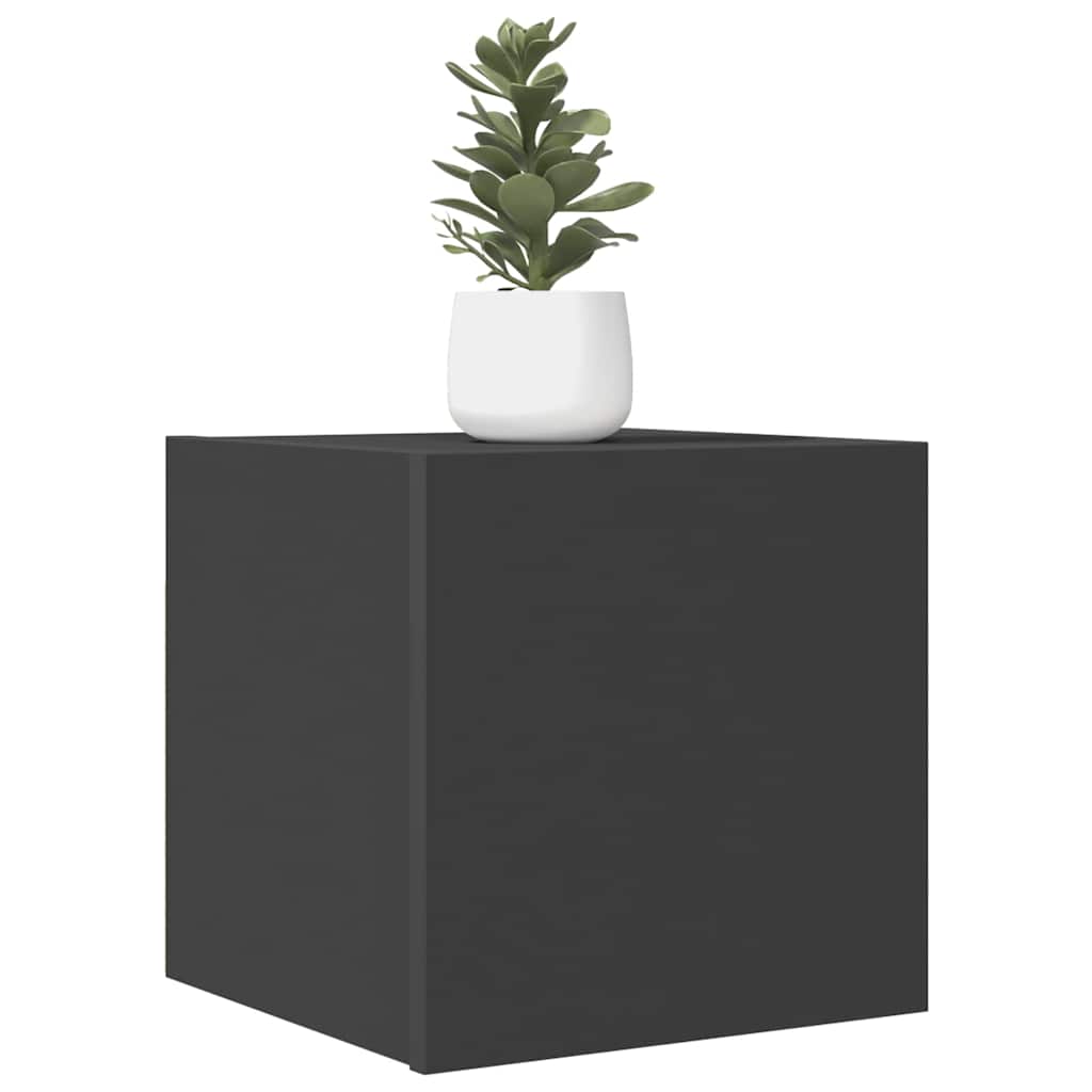 Tv-wandmeubel 30,5x30x30 cm grijs