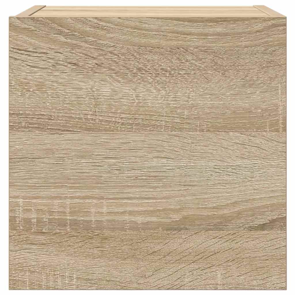 Tv-wandmeubelen 2 st 30,5x30x30 cm sonoma eikenkleurig is nu te koop bij PeponiXL, paradijselijk wonen!
