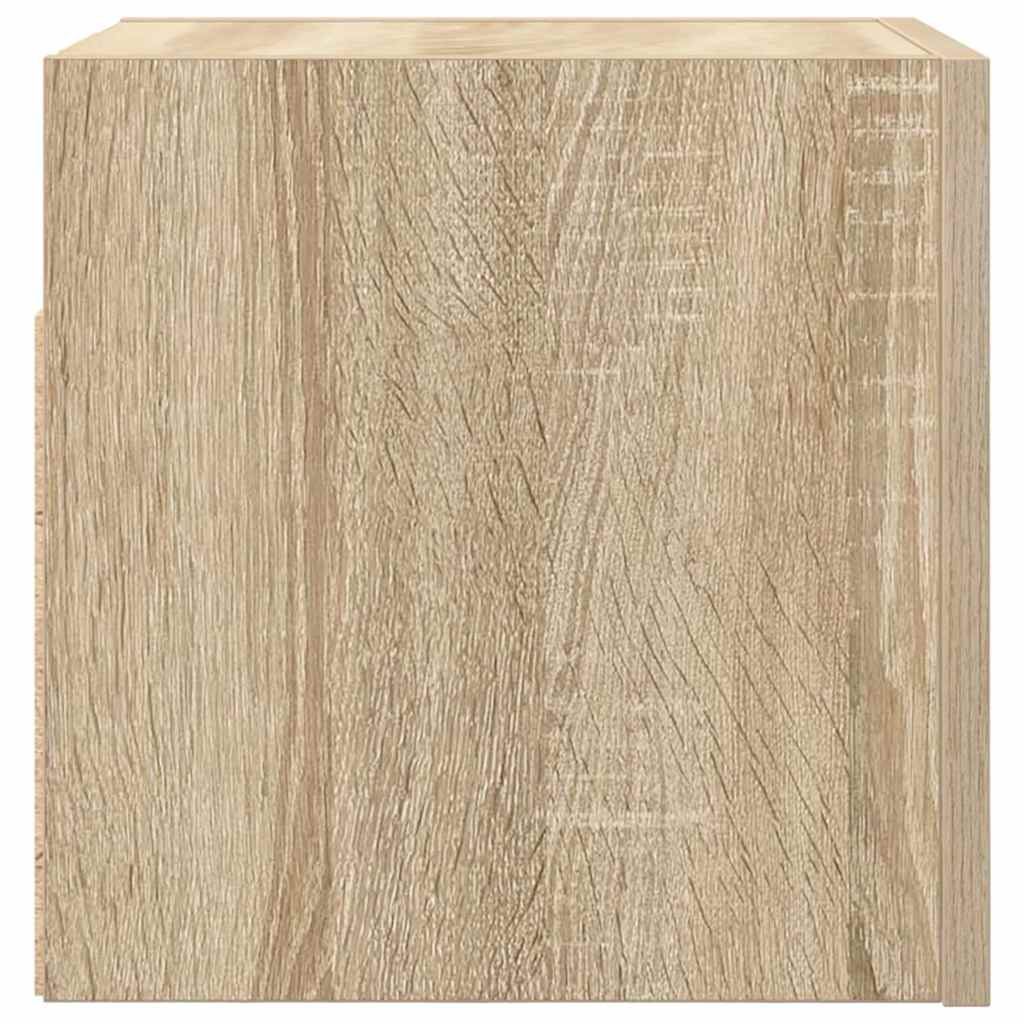 Tv-wandmeubelen 2 st 30,5x30x30 cm sonoma eikenkleurig is nu te koop bij PeponiXL, paradijselijk wonen!