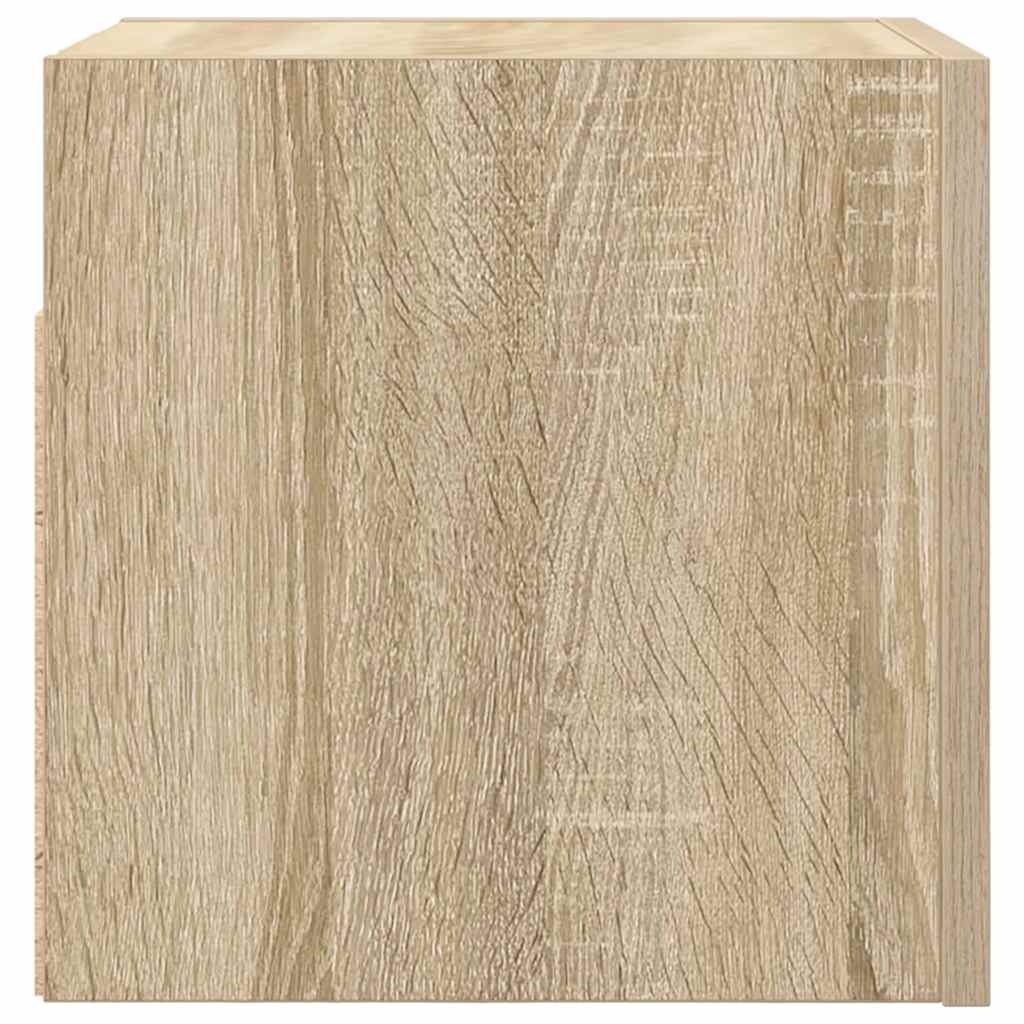 Tv-wandmeubelen 4 st 30,5x30x30 cm sonoma eikenkleurig is nu te koop bij PeponiXL, paradijselijk wonen!