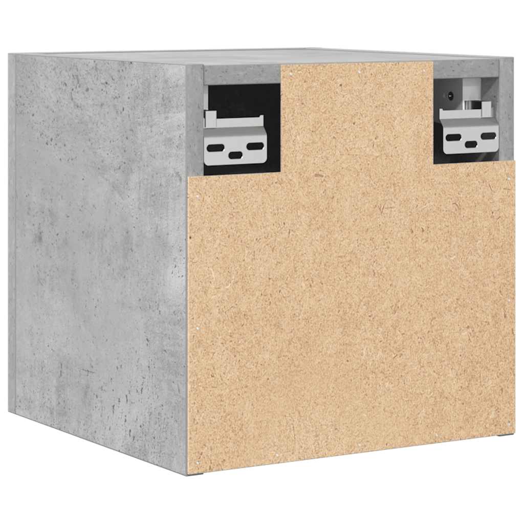 Tv-wandmeubelen 4 st 30,5x30x30 cm betongrijs is nu te koop bij PeponiXL, paradijselijk wonen!