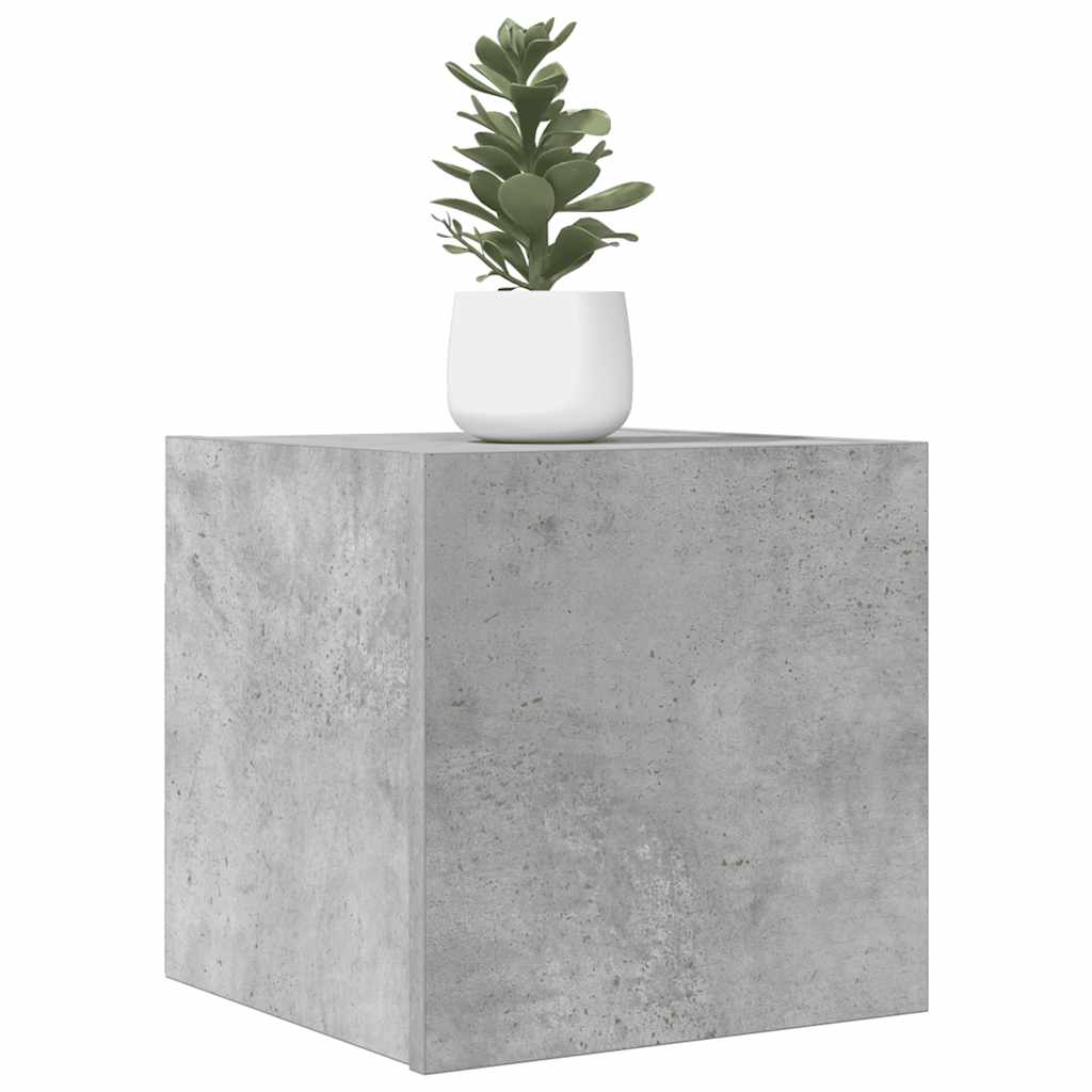 Tv-wandmeubelen 4 st 30,5x30x30 cm betongrijs is nu te koop bij PeponiXL, paradijselijk wonen!