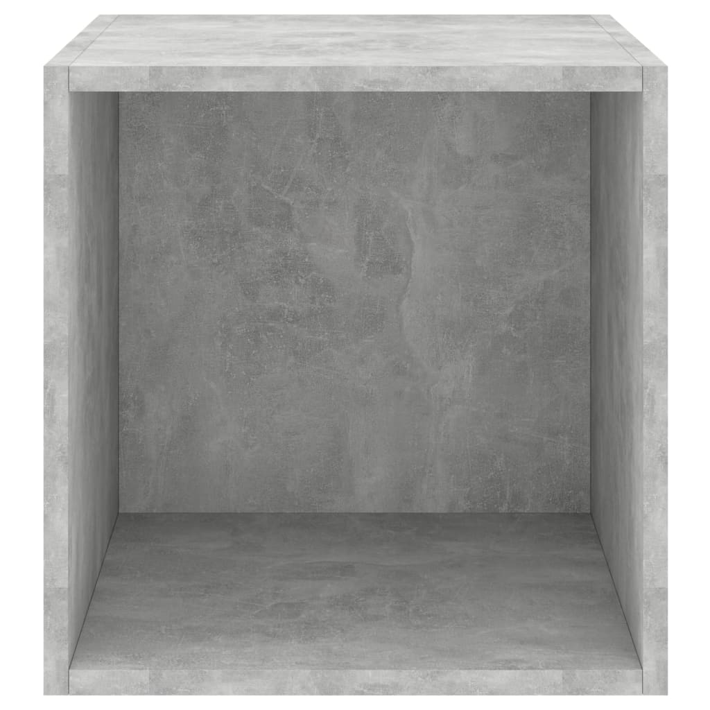 Wandkast 37x37x37 cm bewerkt hout betongrijs is nu te koop bij PeponiXL, paradijselijk wonen!