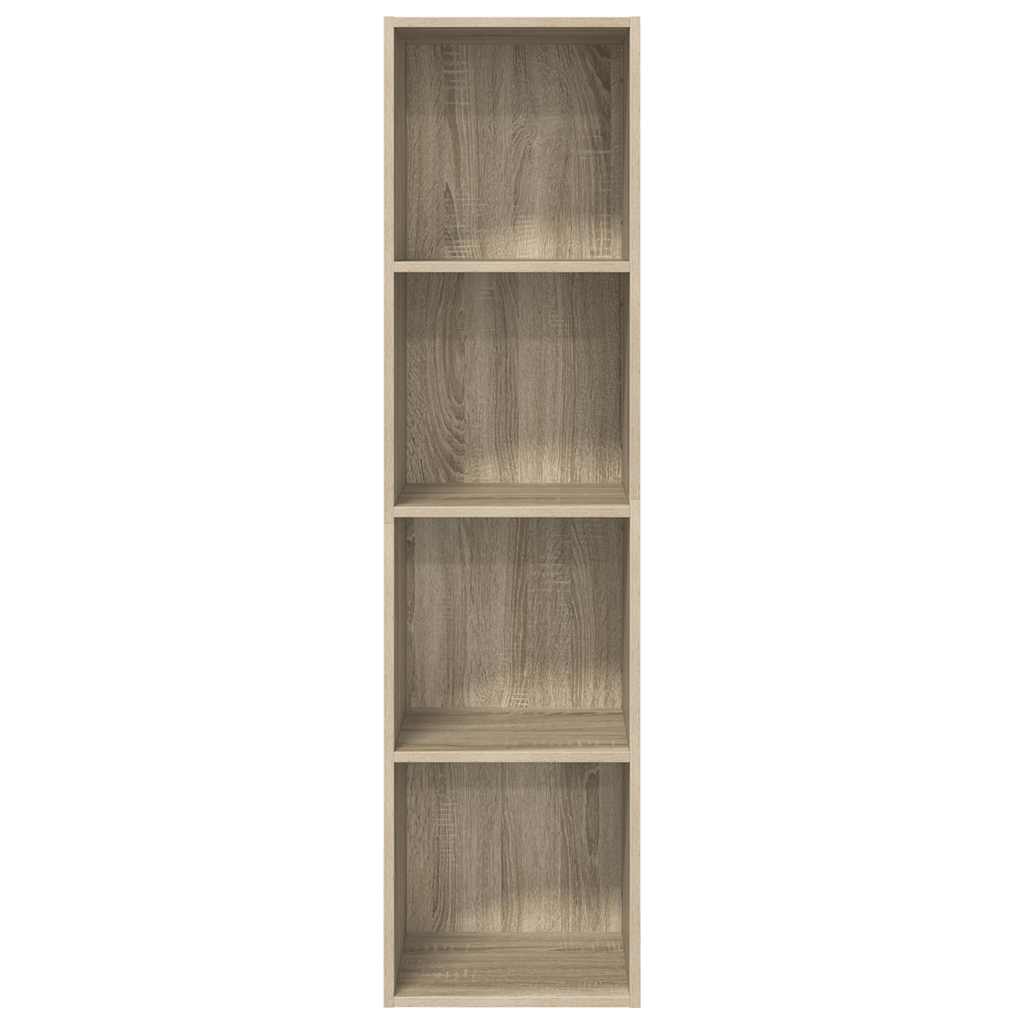 Tv-wandmeubel 37x37x142,5 cm bewerkt hout sonoma eikenkleurig is nu te koop bij PeponiXL, paradijselijk wonen!