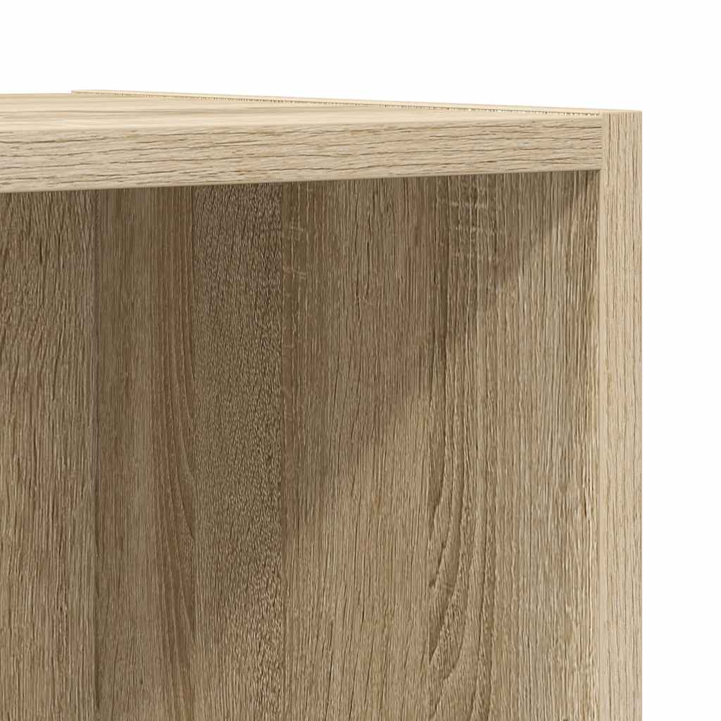 Tv-wandmeubel 37x37x142,5 cm bewerkt hout sonoma eikenkleurig is nu te koop bij PeponiXL, paradijselijk wonen!