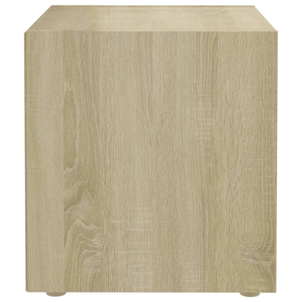Tv-meubel 37x35x37 cm bewerkt hout sonoma eikenkleurig is nu te koop bij PeponiXL, paradijselijk wonen!