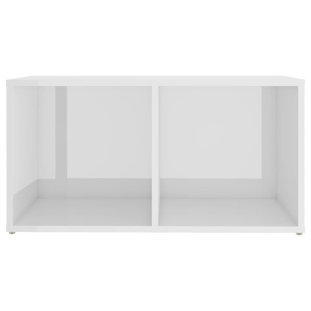 Tv-meubel 72x35x36,5 cm bewerkt hout hoogglans wit is nu te koop bij PeponiXL, paradijselijk wonen!