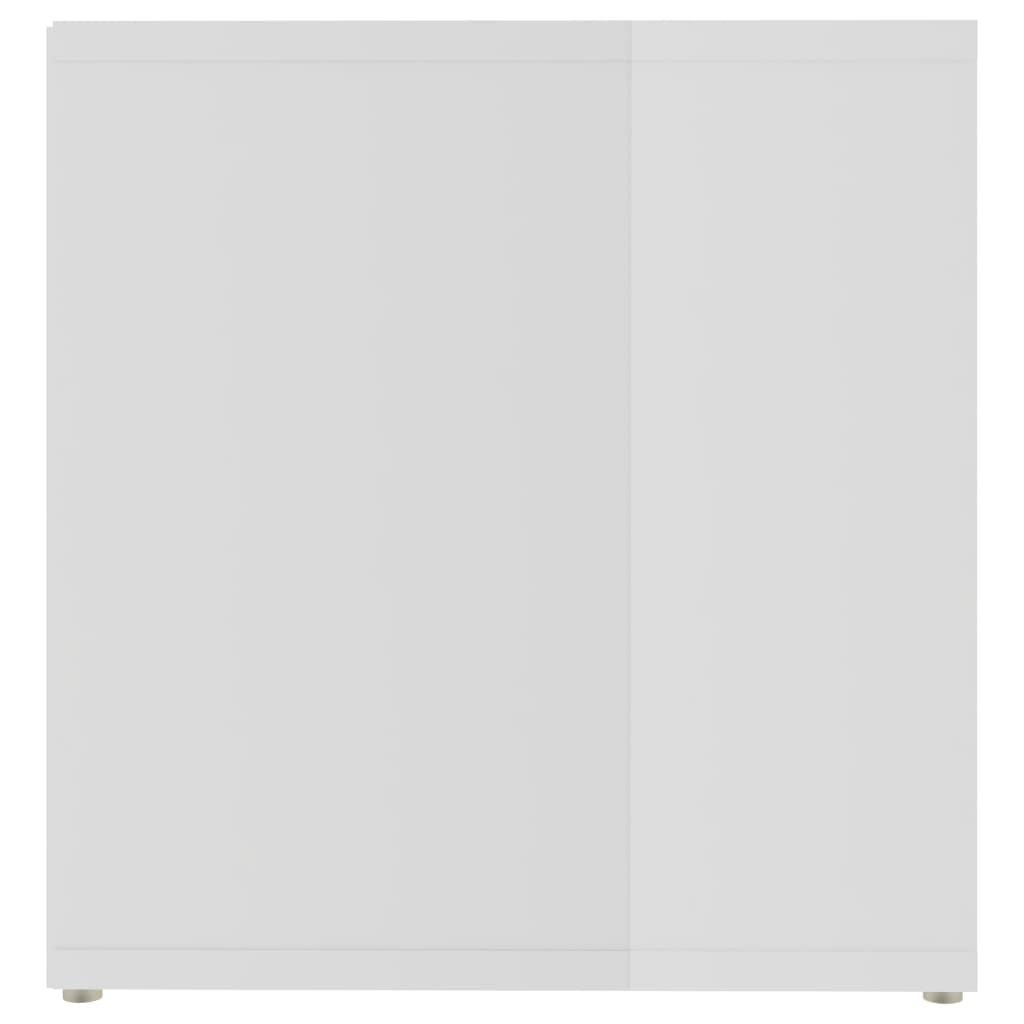 Tv-meubel 72x35x36,5 cm bewerkt hout hoogglans wit is nu te koop bij PeponiXL, paradijselijk wonen!