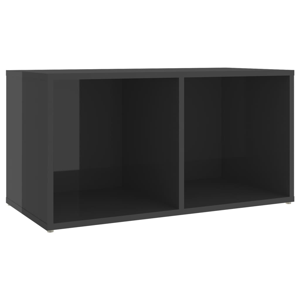 Tv-meubel 72x35x36,5 cm bewerkt hout hoogglans grijs is nu te koop bij PeponiXL, paradijselijk wonen!