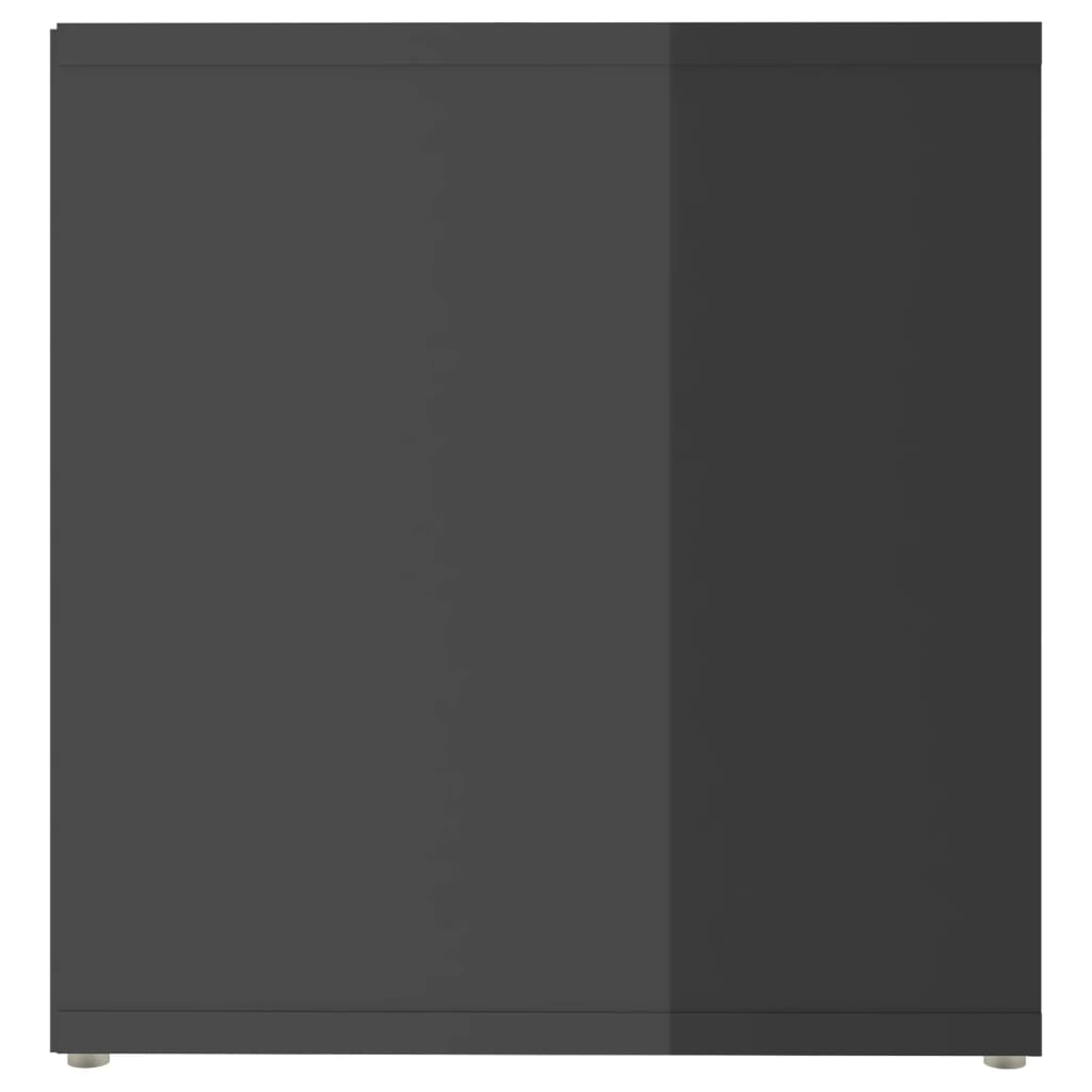 Tv-meubel 72x35x36,5 cm bewerkt hout hoogglans grijs is nu te koop bij PeponiXL, paradijselijk wonen!