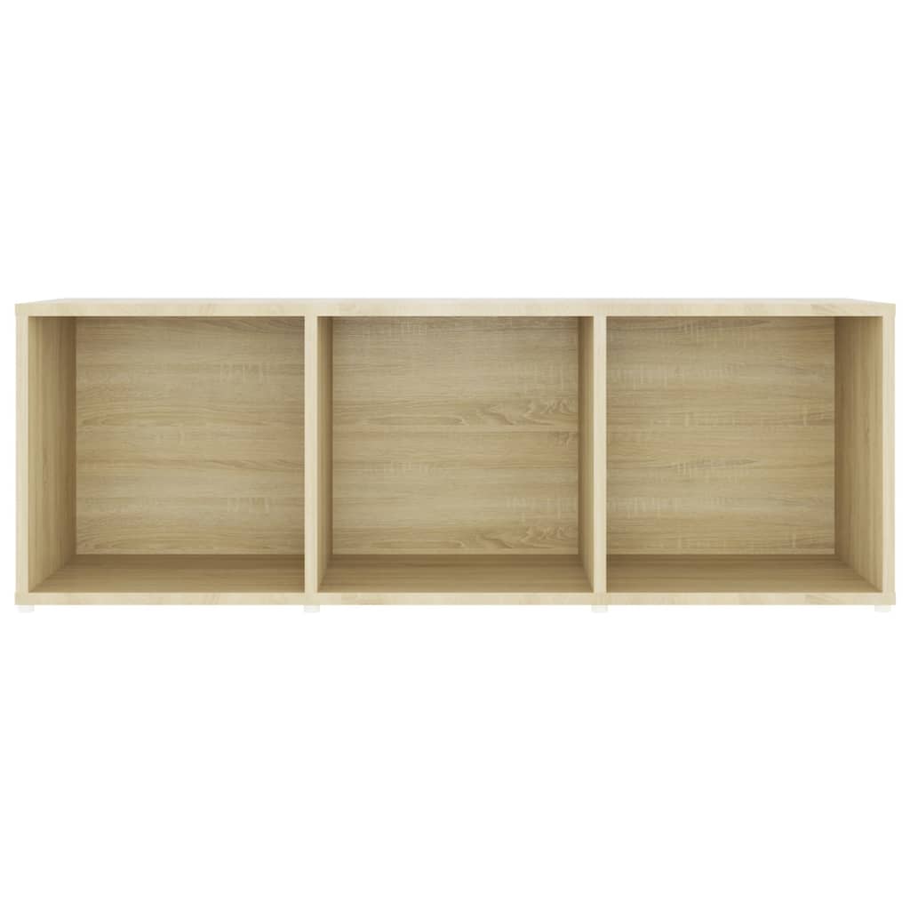 Tv-meubel 107x35x37 cm bewerkt hout sonoma eikenkleurig is nu te koop bij PeponiXL, paradijselijk wonen!