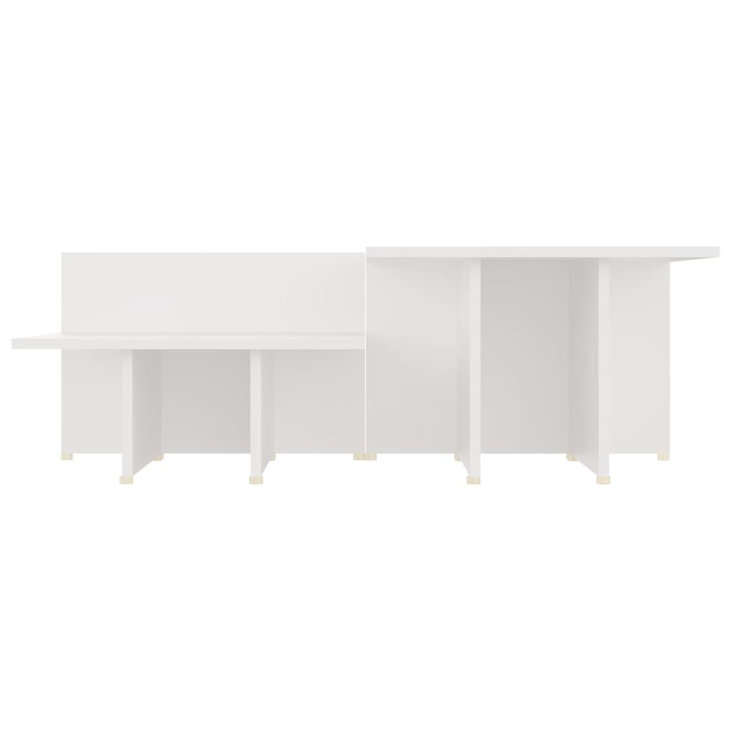 Salontafels 2 st 111,5x50x33 cm bewerkt hout wit is nu te koop bij PeponiXL, paradijselijk wonen!