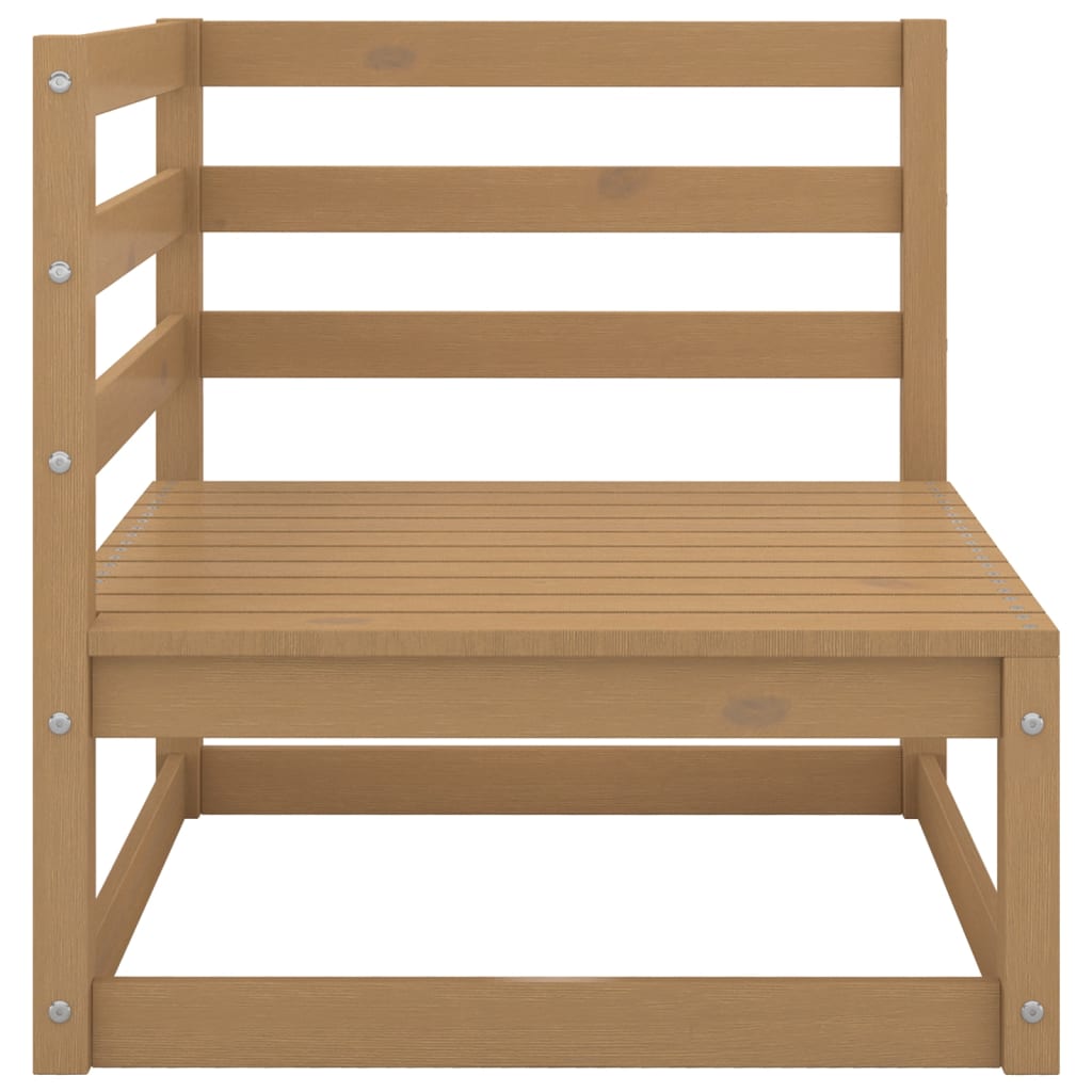 Tuinhoekbank massief grenenhout honingbruin is nu te koop bij PeponiXL, paradijselijk wonen!
