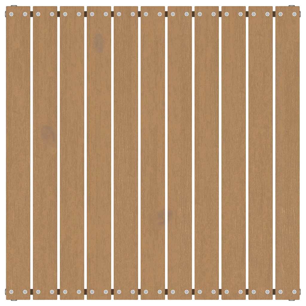 Tuinvoetenbank met kussen massief grenenhout honingbruin is nu te koop bij PeponiXL, paradijselijk wonen!