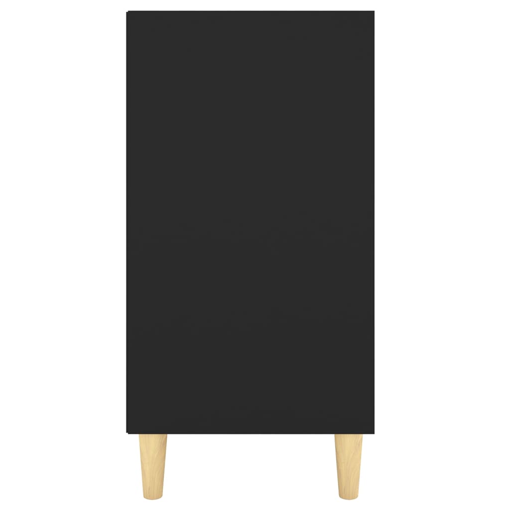 Dressoir 103,5x35x70 cm bewerkt hout zwart is nu te koop bij PeponiXL, paradijselijk wonen!