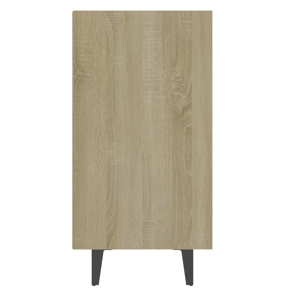 Dressoir 103,5x35x70 cm bewerkt hout sonoma eikenkleurig is nu te koop bij PeponiXL, paradijselijk wonen!