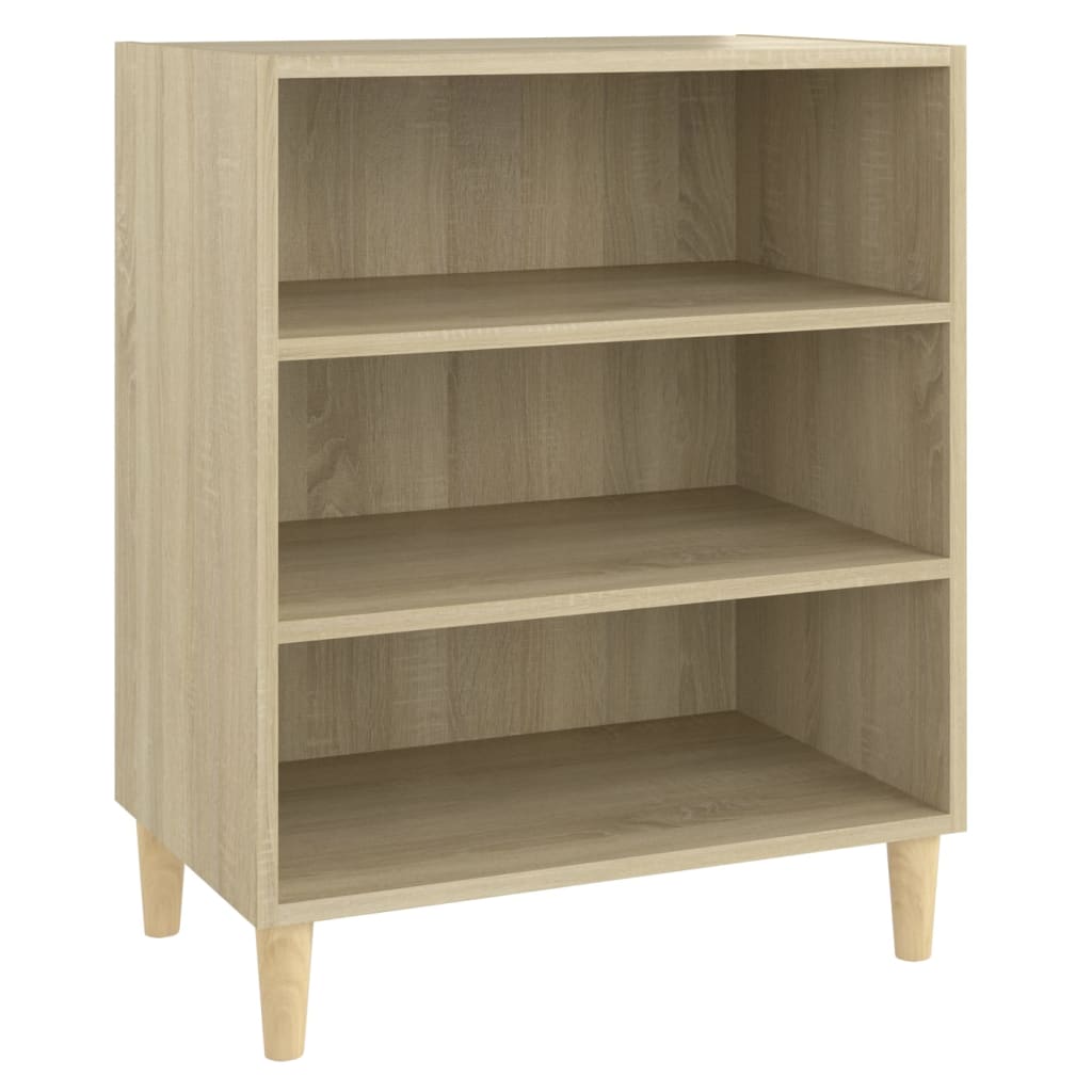 Dressoir 57x35x70 cm bewerkt hout sonoma eikenkleurig is nu te koop bij PeponiXL, paradijselijk wonen!