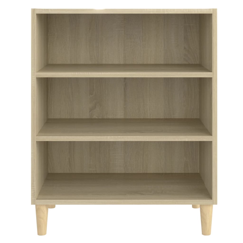 Dressoir 57x35x70 cm bewerkt hout sonoma eikenkleurig is nu te koop bij PeponiXL, paradijselijk wonen!