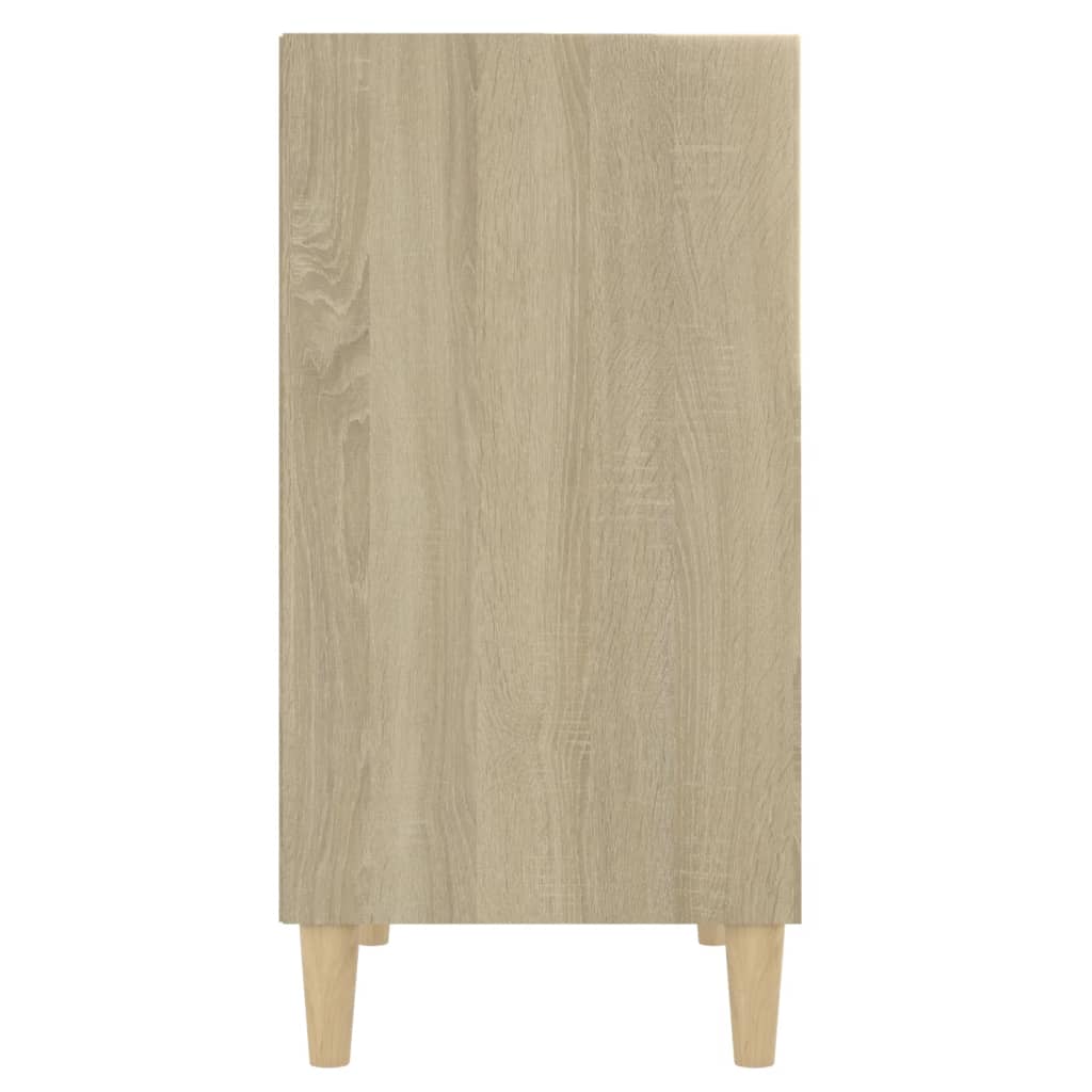 Dressoir 57x35x70 cm bewerkt hout sonoma eikenkleurig is nu te koop bij PeponiXL, paradijselijk wonen!