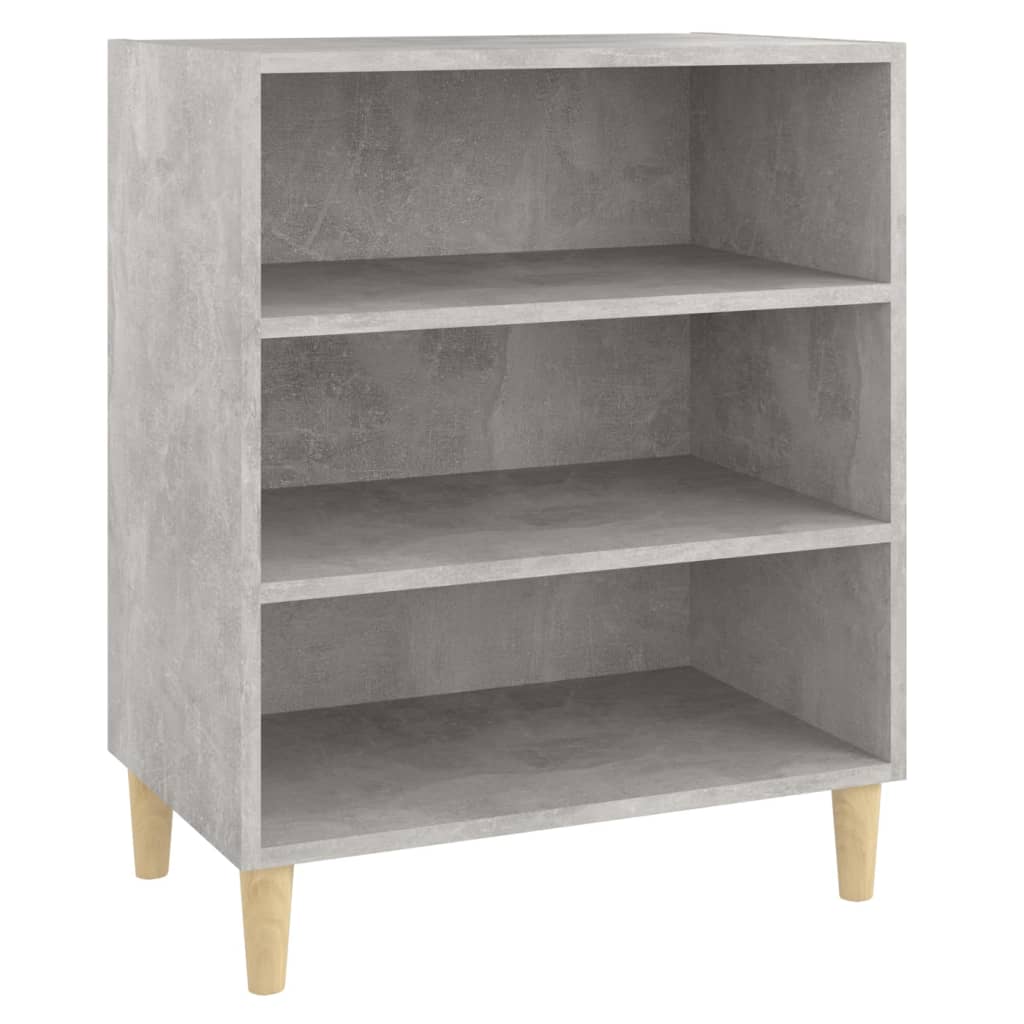 Dressoir 57x35x70 cm bewerkt hout betongrijs is nu te koop bij PeponiXL, paradijselijk wonen!